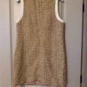 Endless Rose Tan Tweed Mini Dress